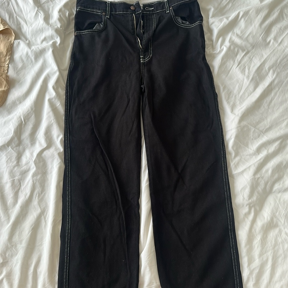 reformation women’s black jeans